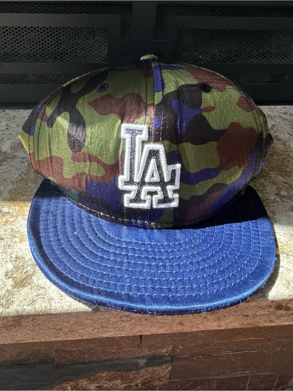 New Era Women's Dodgers Satin Camo SnapBack